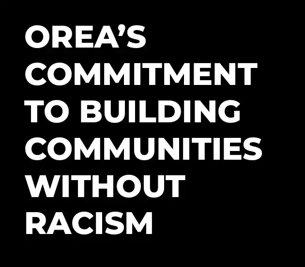 OREA's commitment to building communities without racism