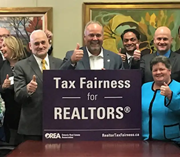 Ontario REALTORS® one step closer to achieving tax fairness